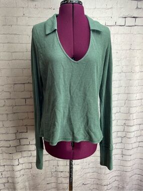 Z supply wisteria thermal polo shirt in Everglades size XL